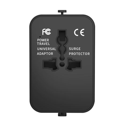 Travel Adapter Worldwide All In One International Power Adapter Universal Adapter Plug With 2.1A Dual USB Charging Ports For Asia Europe UK AUS And USA
شاحن لكل دول العالم !!